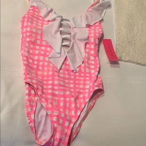 lily pulitzer plaid swimsuit